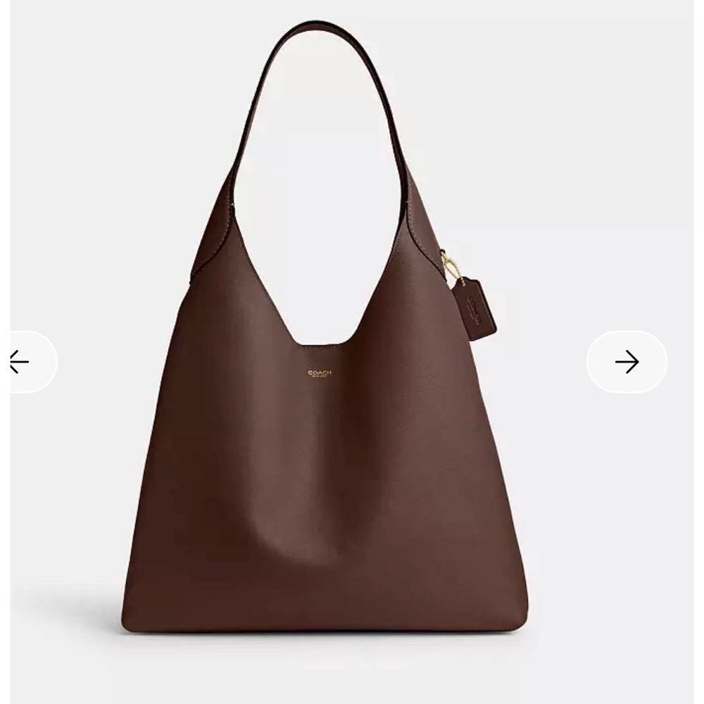 Coach Brooklyn Shoulder Bag 39 in Brass/Maple